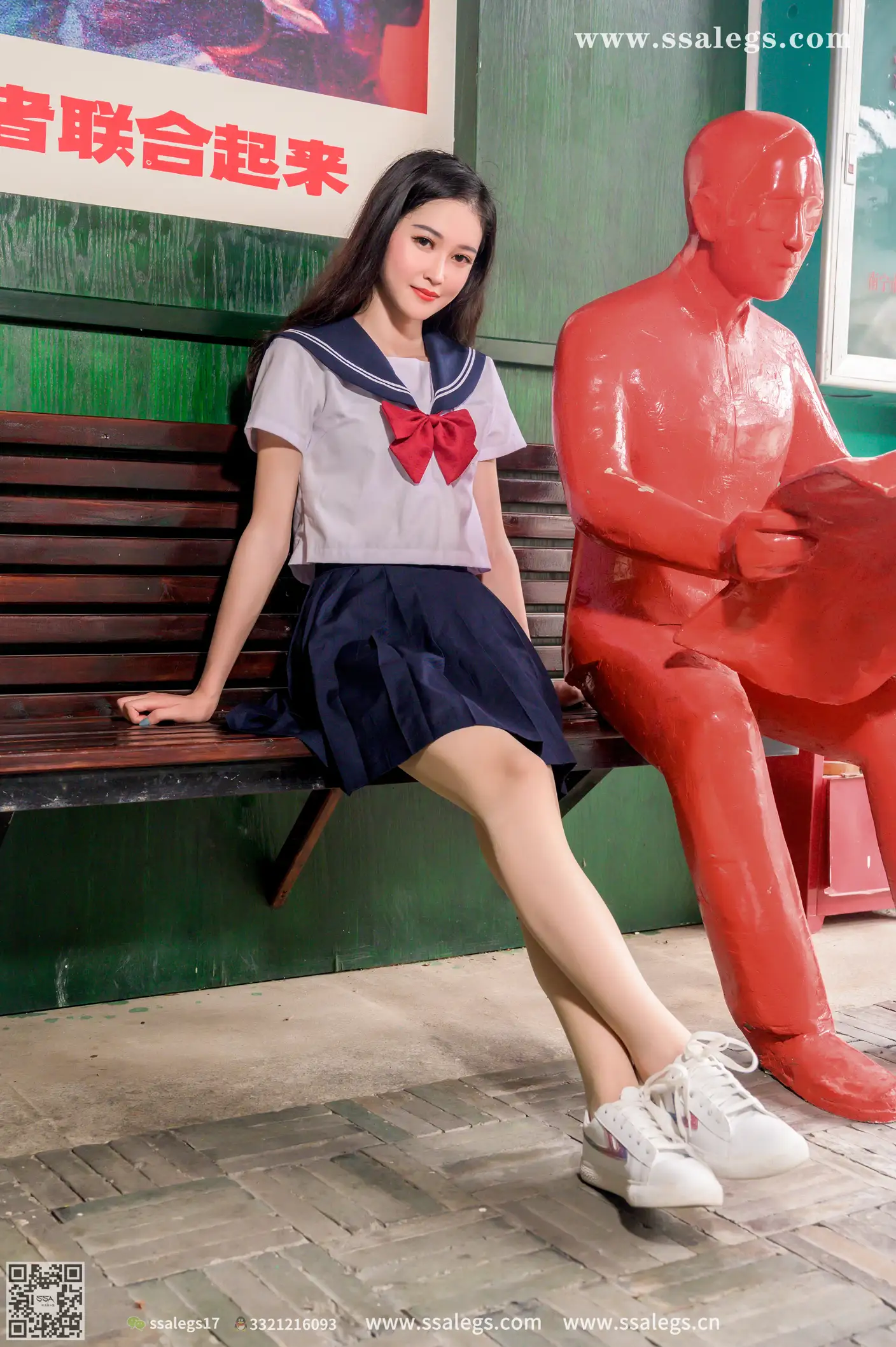 [Mzsock] NO.422 Manman white jk uniform flesh photo (Part 2) silk club#[124P]-71