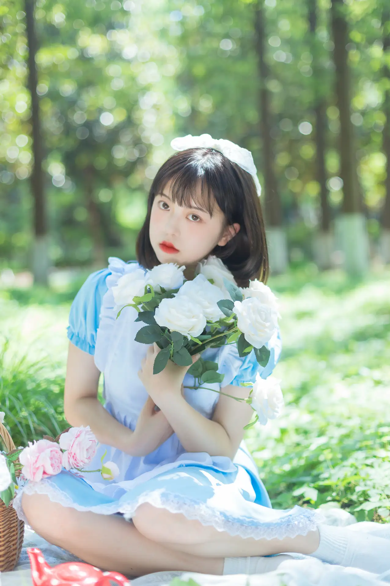 [YITUYU] 2022.08.05 Vol.1628 – Daisies and Strawberries Haji Twist#[32P]-16